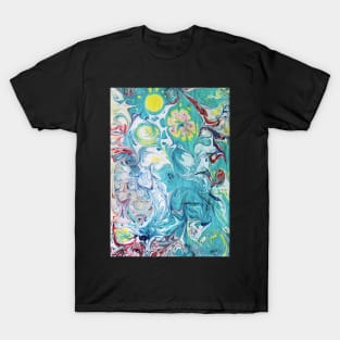 Water ebru T-Shirt